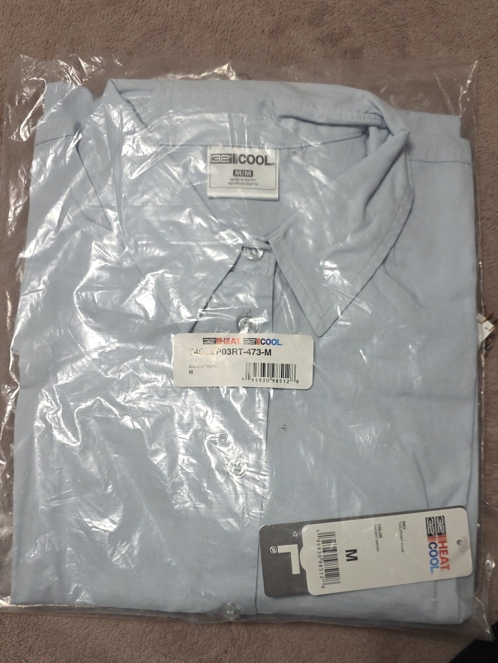 32 Degrees Women's Light Blue Button-Down Shirt - Classic Collared Style